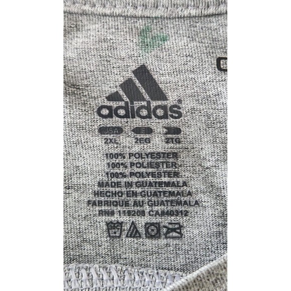 Adidas Florida Gators T-Shirt Mens Size 2XL Gray Polyester Short Sleeve Pullover - Picture 5 of 7